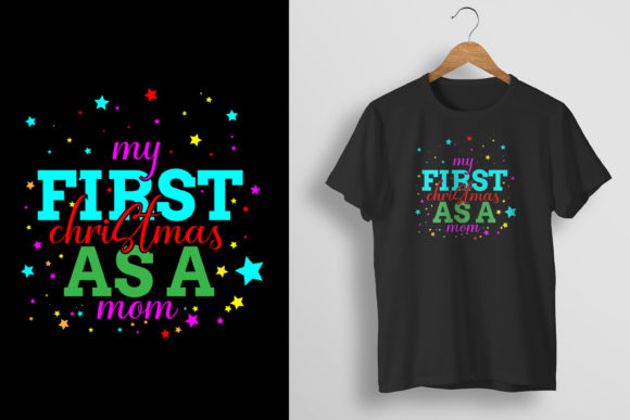 First Christmas As Mommy Mom T-Shirt Review