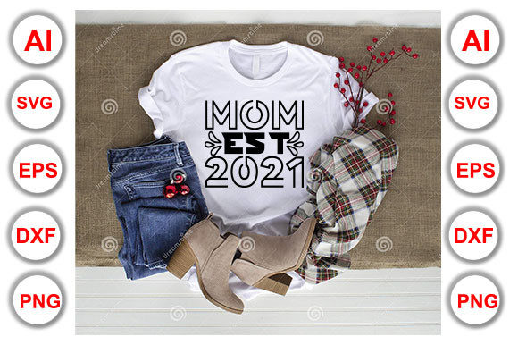 Pregnancy Bundle Svg Design, Mom Est 202 Review